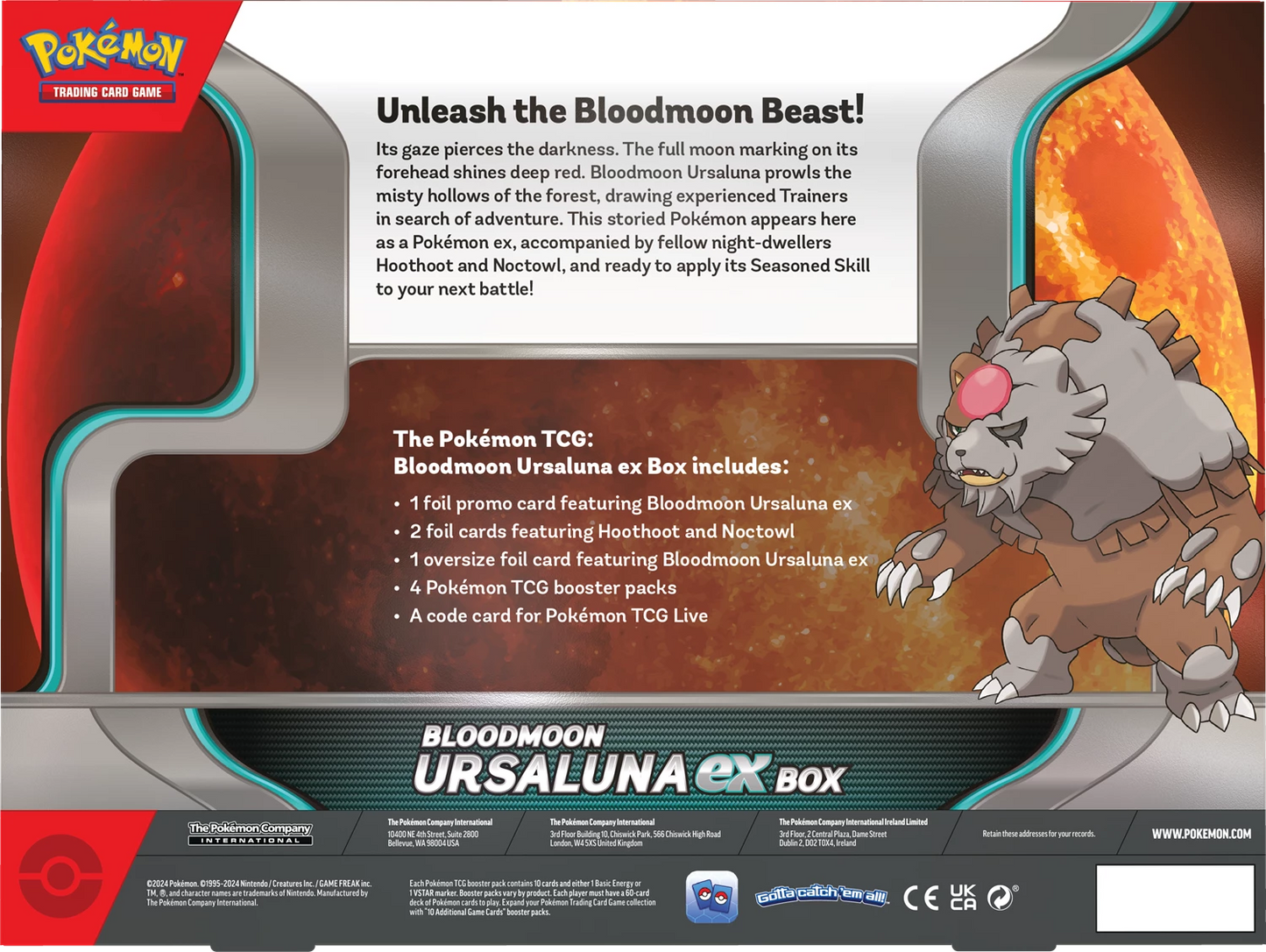 Pokémon: Blutmond-Ursaluna ex - Box - EN
