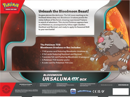 Pokémon: Blutmond-Ursaluna ex - Box - EN