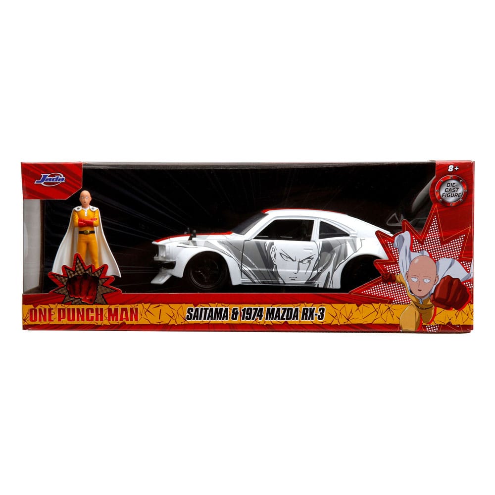 One Punch Man: Diecast Modell 1/24 - 1974 Mazda RX-3