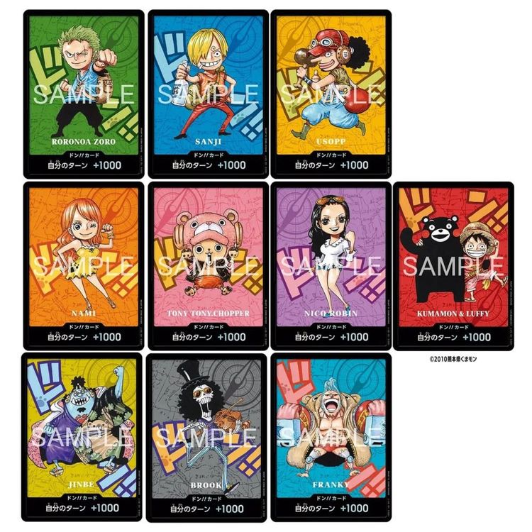 One Piece: Kumamoto Reconstruction Project - Card Set - JPN