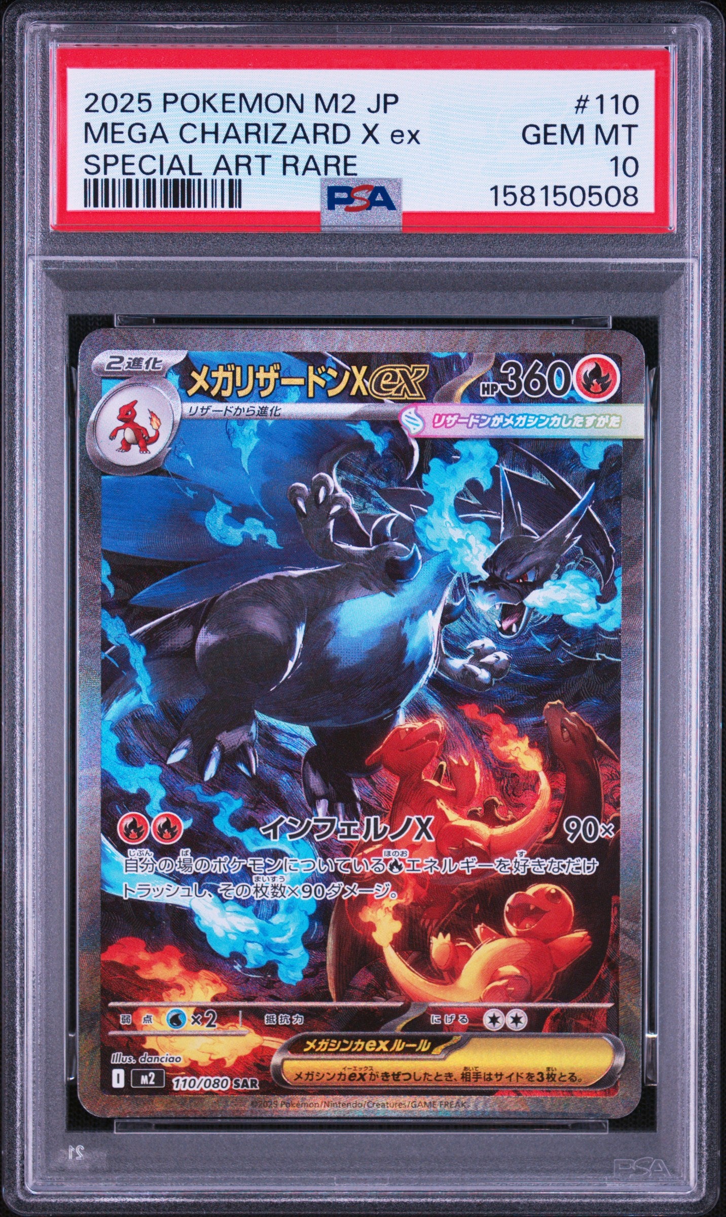 Mega Charizard X EX - PSA 10