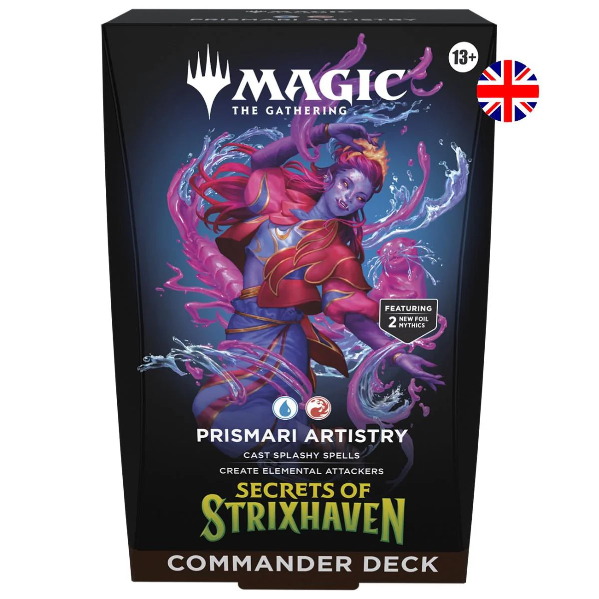 Magic: The Gathering: Secrets of Strixhaven – Prismari Artistry – Commander Deck – EN