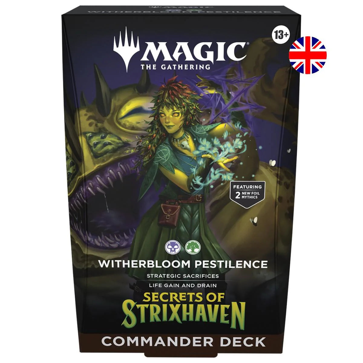 Magic: The Gathering: Secrets of Strixhaven – Witherbloom Pestilence – Commander Deck – EN