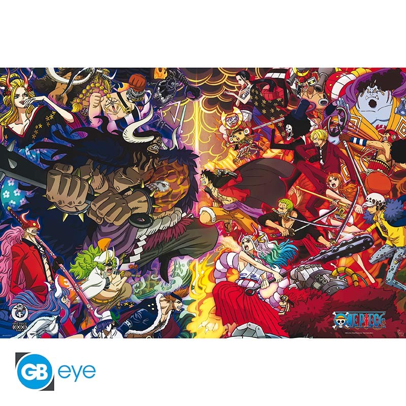 One Piece: Poster – 1000 Logs Combat Final – 91,5 × 61 cm