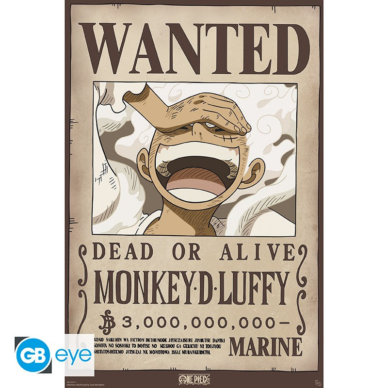 One Piece: Poster - Wanted Luffy Wano