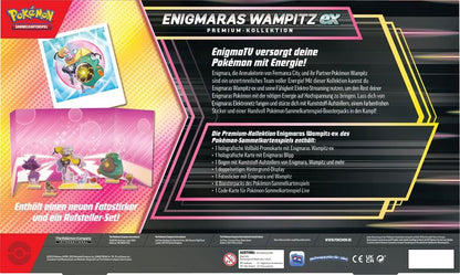 Pokémon: Enigmaras Wampitz ex – Premium Kollektion – DE