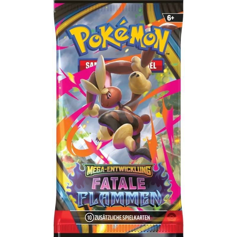 Pokémon: Fatale Flammen (ME02) – Booster – DE