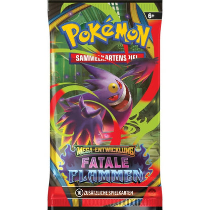Pokémon: Fatale Flammen (ME02) – Booster – DE