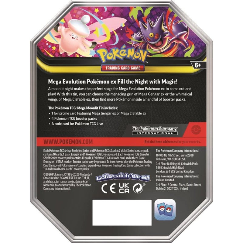 Mega Moonlit ex - Mega Clefable ex Tin
