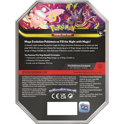 Mega Moonlit ex - Mega Gengar ex Tin