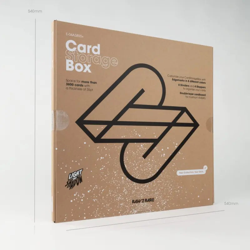 Raw2Rare: Boxes - CardStorageBox3800+ - Schwarz