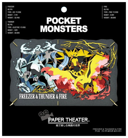 Pokémon: Paper Theater – Articuno, Zapdos & Moltres – PT-L02