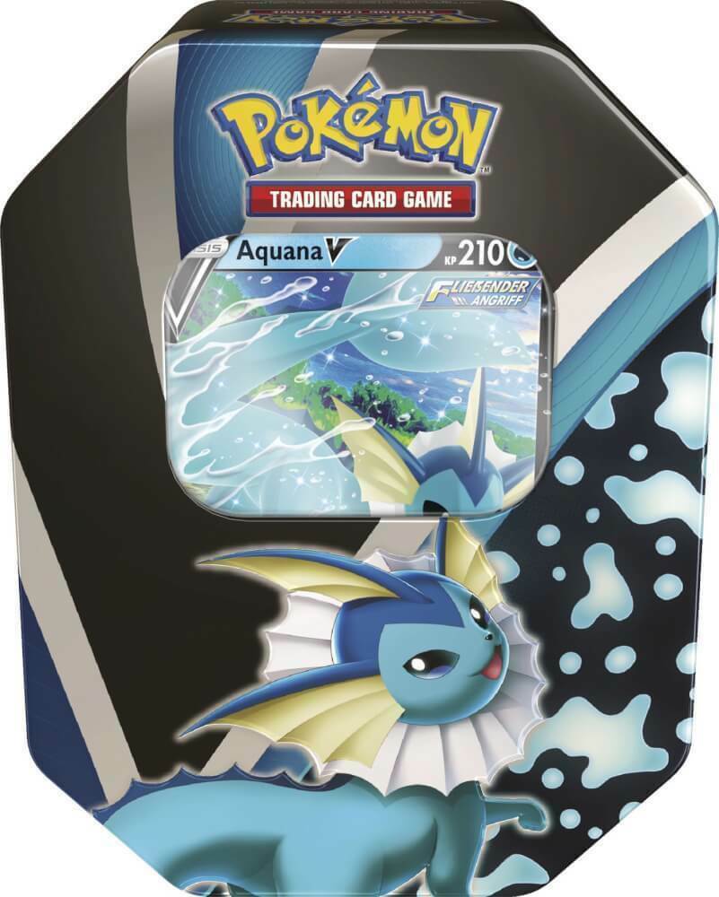 Pokémon: Eevee Evolutions Vaporeon V Tin – 2021 – Set – EN