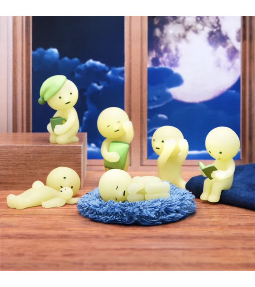 Smiski: Bed Series – Mini Figuren - Blindbox