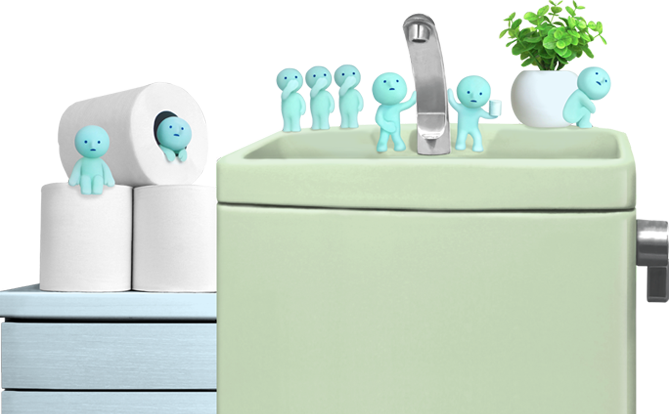 Smiski: Toilet Series – Mini Figuren – Blindbox