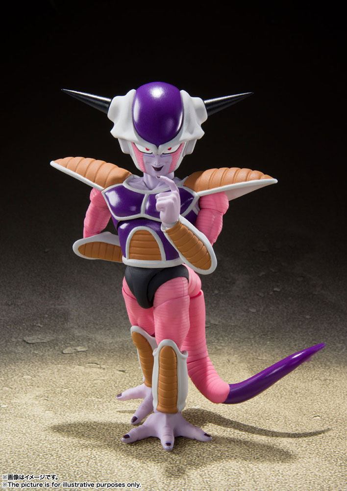 Dragon Ball Z: Figur - Frieza – S.H.Figuarts - First Form & Frieza Pod Set – 11 cm