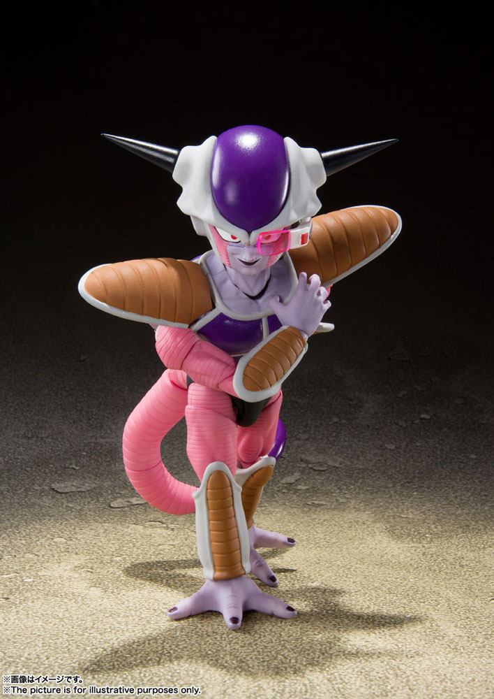Dragon Ball Z: Figur - Frieza – S.H.Figuarts - First Form & Frieza Pod Set – 11 cm