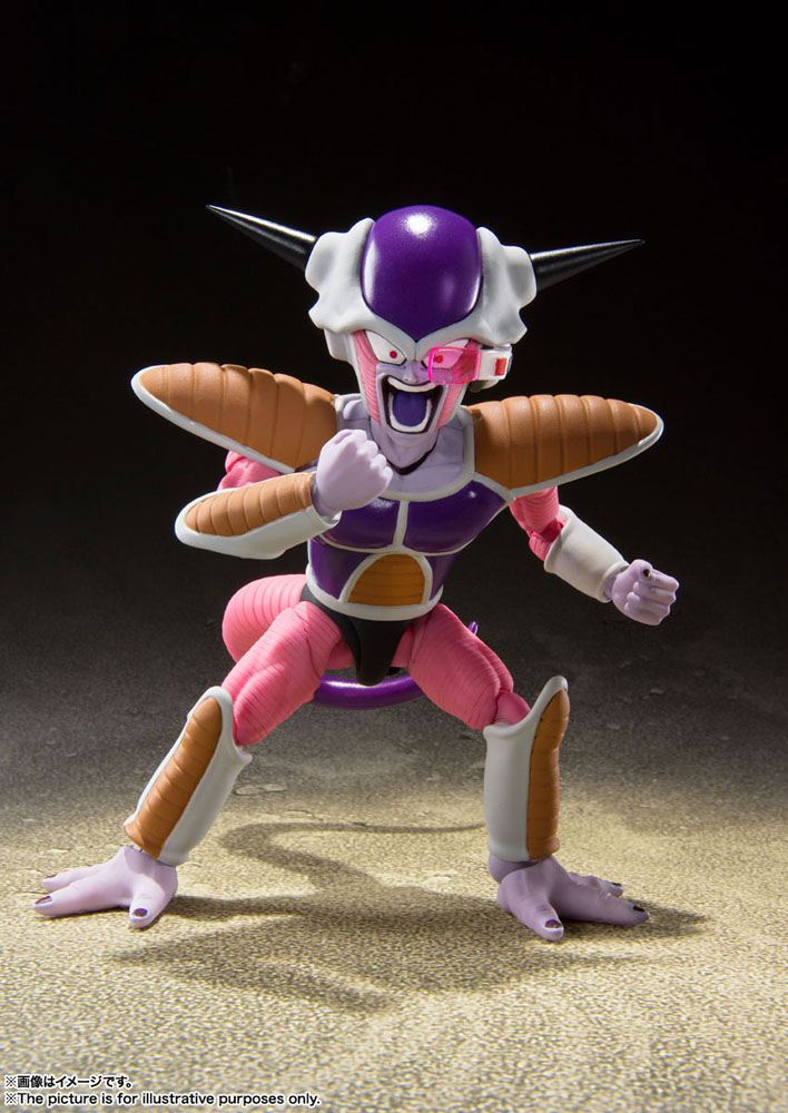 Dragon Ball Z: Figur - Frieza – S.H.Figuarts - First Form & Frieza Pod Set – 11 cm
