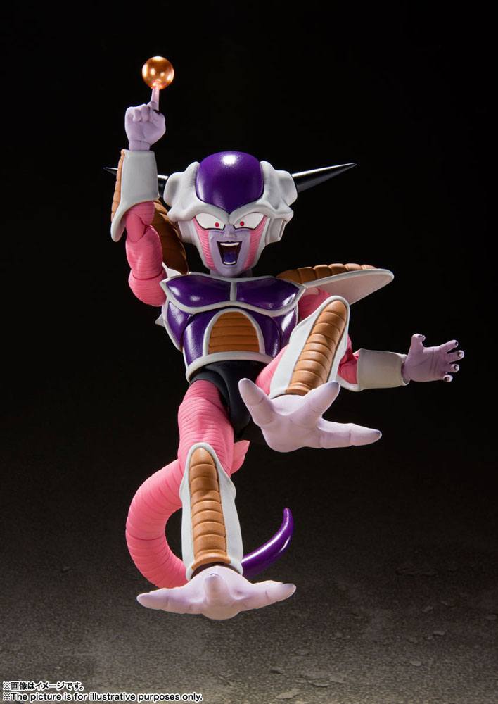 Dragon Ball Z: Figur - Frieza – S.H.Figuarts - First Form & Frieza Pod Set – 11 cm
