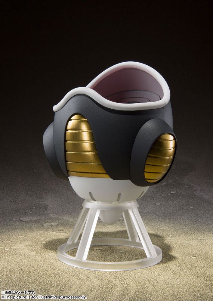 Dragon Ball Z: Figur - Frieza – S.H.Figuarts - First Form & Frieza Pod Set – 11 cm
