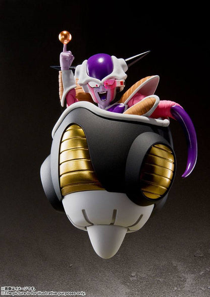 Dragon Ball Z: Figur - Frieza – S.H.Figuarts - First Form & Frieza Pod Set – 11 cm