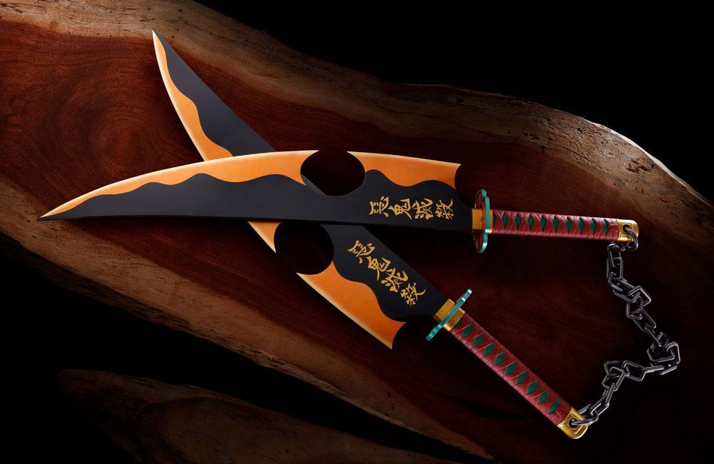 Demon Slayer: Kimetsu no Yaiba Proplica Repliken 1/1 Plastik Nichirin Schwerter (Tengen Uzui)