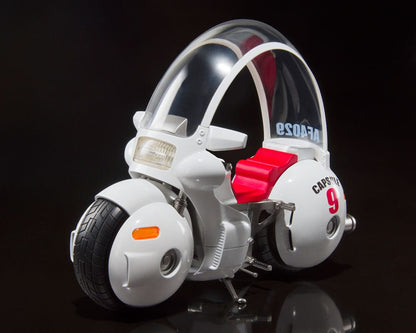 Dragon Ball: Bulma's Motorcycle Hoipoi Capsule No. 9 – S.H.Figuarts Fahrzeug mit Figur – 17 cm
