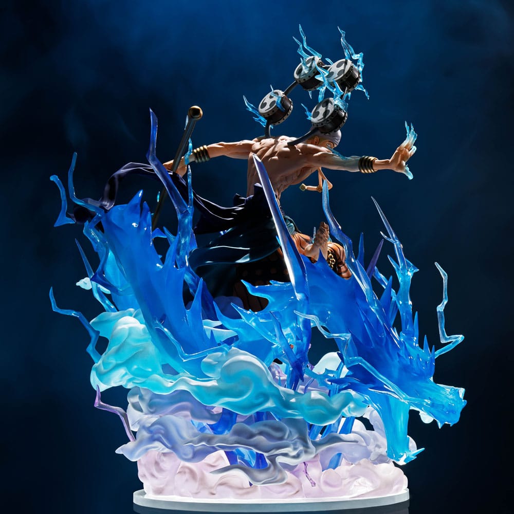 One Piece: Enel – FiguartsZERO Extra Battle PVC Statue -Sixty Million Volt Lightning Dragon– 32cm