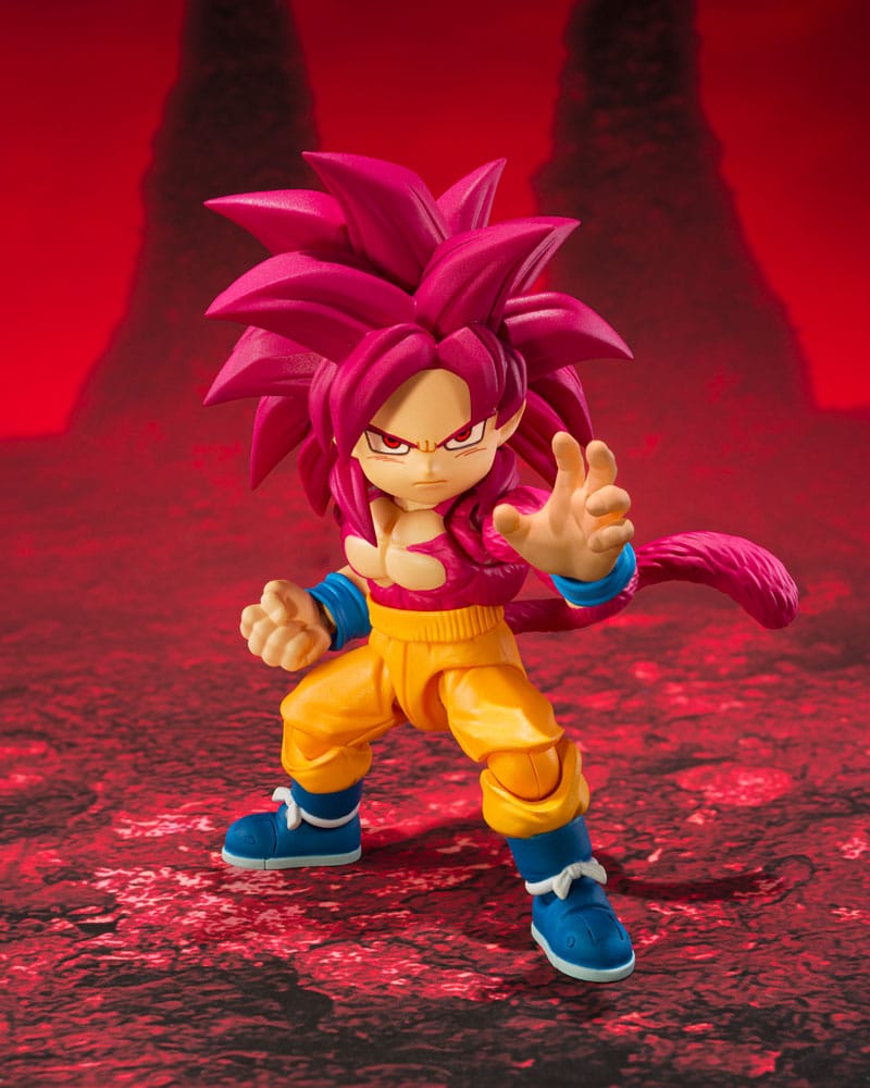 Dragon Ball: Super Saiyan Level 4 Son Goku - Daima S.H.Figuarts - Actionfigur - 8 cm