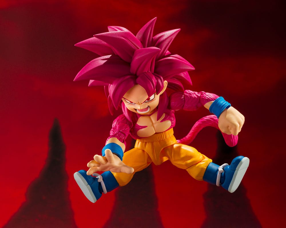 Dragon Ball: Super Saiyan Level 4 Son Goku - Daima S.H.Figuarts - Actionfigur - 8 cm