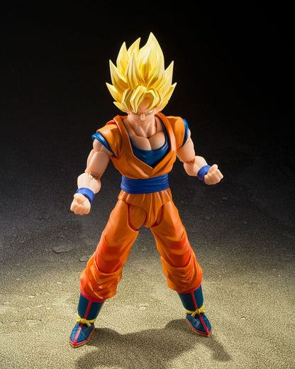 Dragon Ball Z: Super Saiyan Son Goku – S.H.Figuarts Actionfigur – The Games Begin Ver. – 15 cm