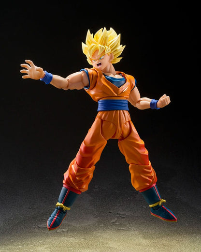 Dragon Ball Z: Super Saiyan Son Goku – S.H.Figuarts Actionfigur – The Games Begin Ver. – 15 cm