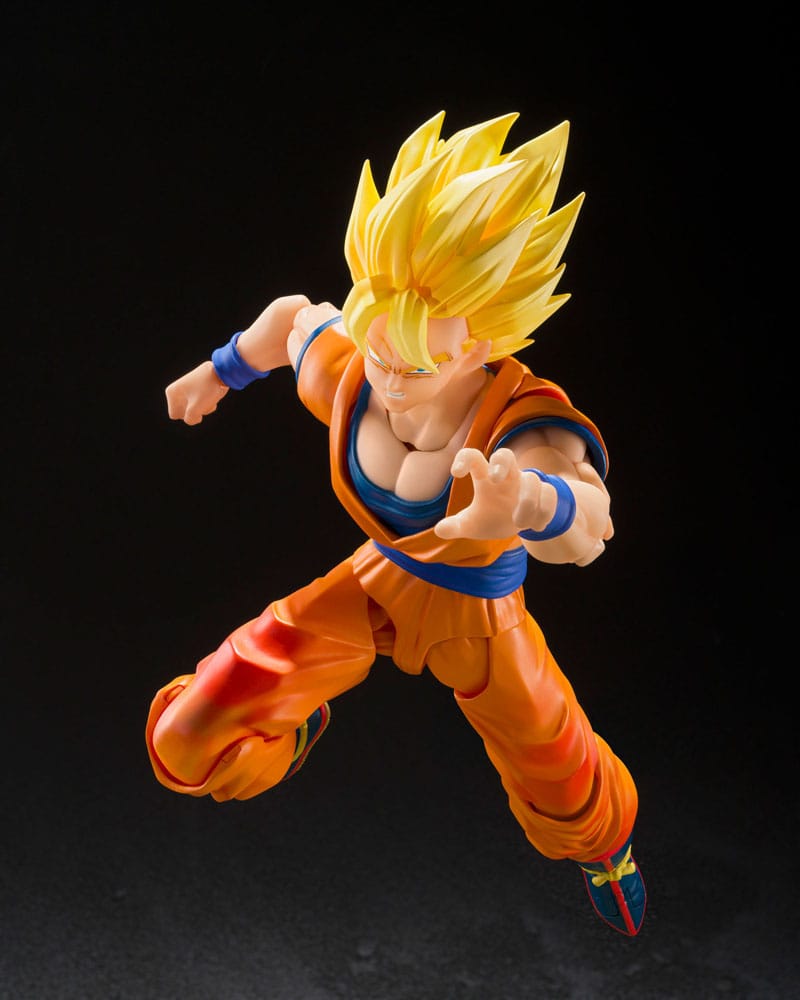 Dragon Ball Z: Super Saiyan Son Goku – S.H.Figuarts Actionfigur – The Games Begin Ver. – 15 cm