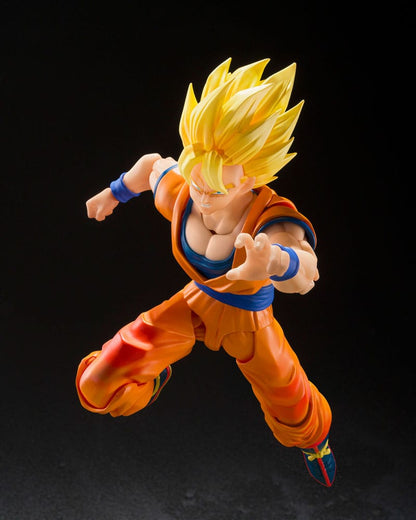 Dragon Ball Z: Super Saiyan Son Goku – S.H.Figuarts Actionfigur – The Games Begin Ver. – 15 cm