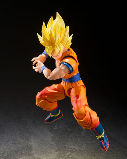 Dragon Ball Z: Super Saiyan Son Goku – S.H.Figuarts Actionfigur – The Games Begin Ver. – 15 cm