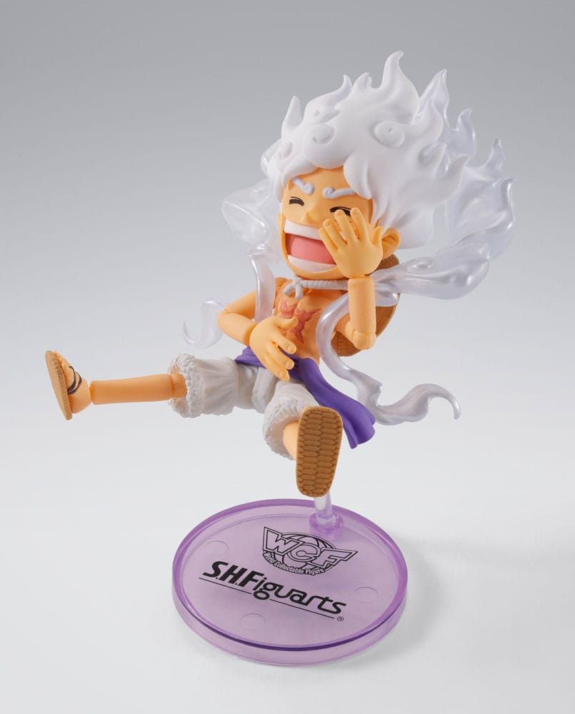 One Piece: Monkey D. Luffy – Gear 5 – World Collectable x S.H.Figuarts – 8 cm