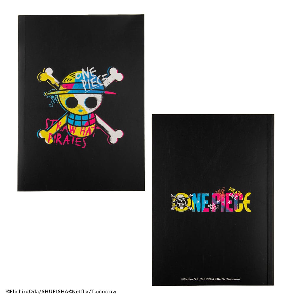 One Piece: Notizbuch – Strohhut-Piraten-Logo – A5