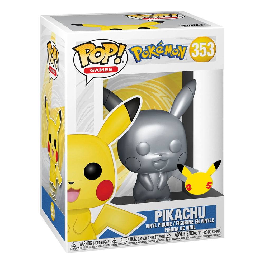 Pokémon POP! - Figur Pikachu Silver Edition