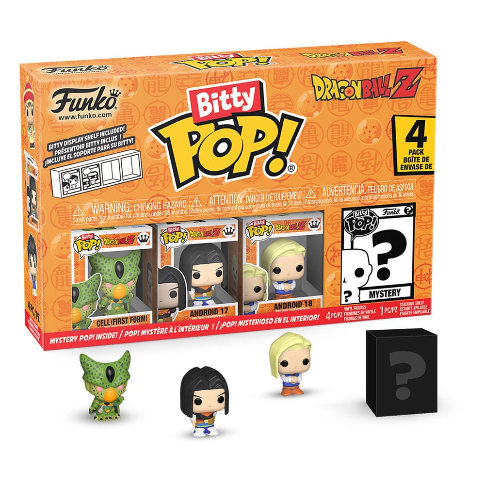 Dragon Ball: Bitty Pop! – Vinyl Figuren – Series 2 – 2,5 cm – 4er-Pack