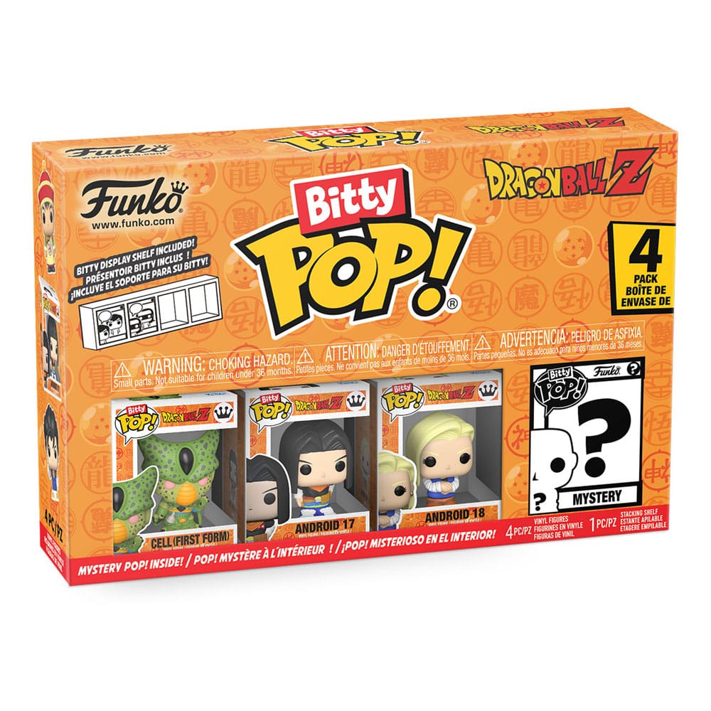 Dragon Ball: Bitty Pop! – Vinyl Figuren – Series 2 – 2,5 cm – 4er-Pack