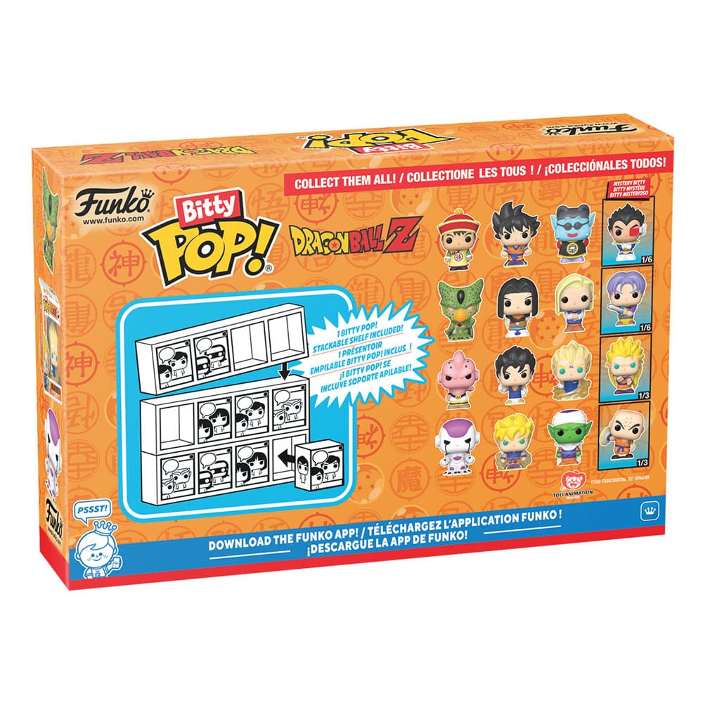Dragon Ball: Bitty Pop! – Vinyl Figuren – Series 2 – 2,5 cm – 4er-Pack