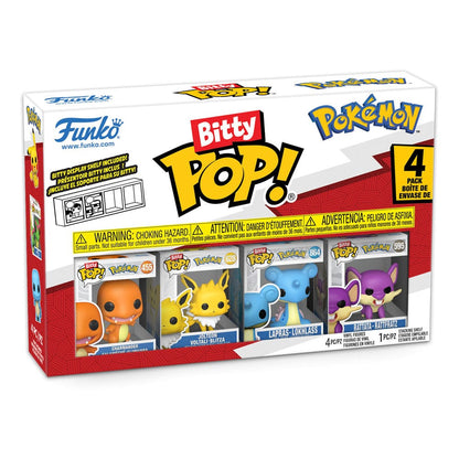 Pokémon: Bitty POP! – Vinyl Figuren – 4er-Pack – Series 2 – 2 cm
