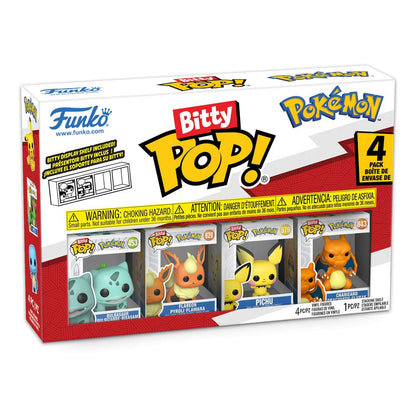 Pokémon: Bitty POP! – Vinyl Figuren – 4er-Pack – Series 3 – 2 cm