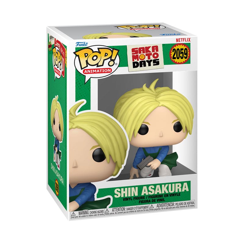 Sakamoto Days: Shin – POP! Animation Vinyl Figur – 9 cm