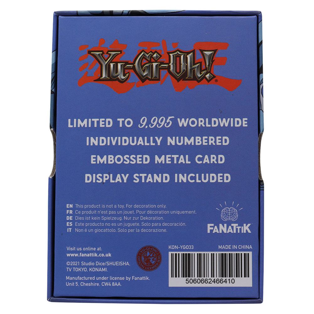 Yu-Gi-Oh!: Replik – Blue-Eyes Toon Dragon – Limited Edition – Metallkarte – 7,5 × 5 cm