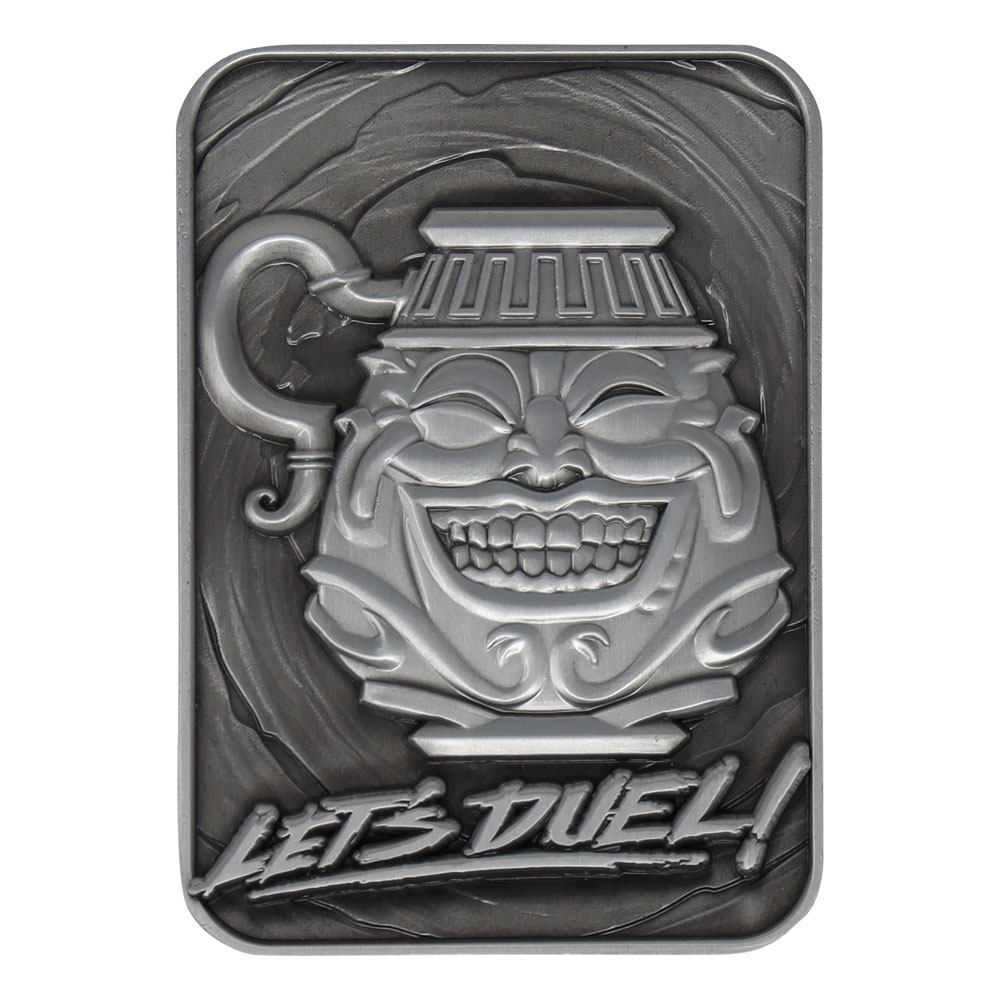 Yu-Gi-Oh!: Replik – Pot of Greed – Limited Edition – Metallkarte – 7,5 × 5 cm