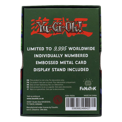 Yu-Gi-Oh!: Replik – Pot of Greed – Limited Edition – Metallkarte – 7,5 × 5 cm