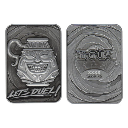 Yu-Gi-Oh!: Replik – Pot of Greed – Limited Edition – Metallkarte – 7,5 × 5 cm