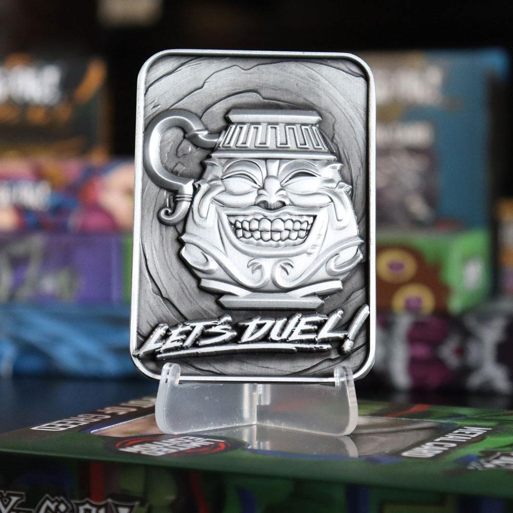 Yu-Gi-Oh!: Replik – Pot of Greed – Limited Edition – Metallkarte – 7,5 × 5 cm