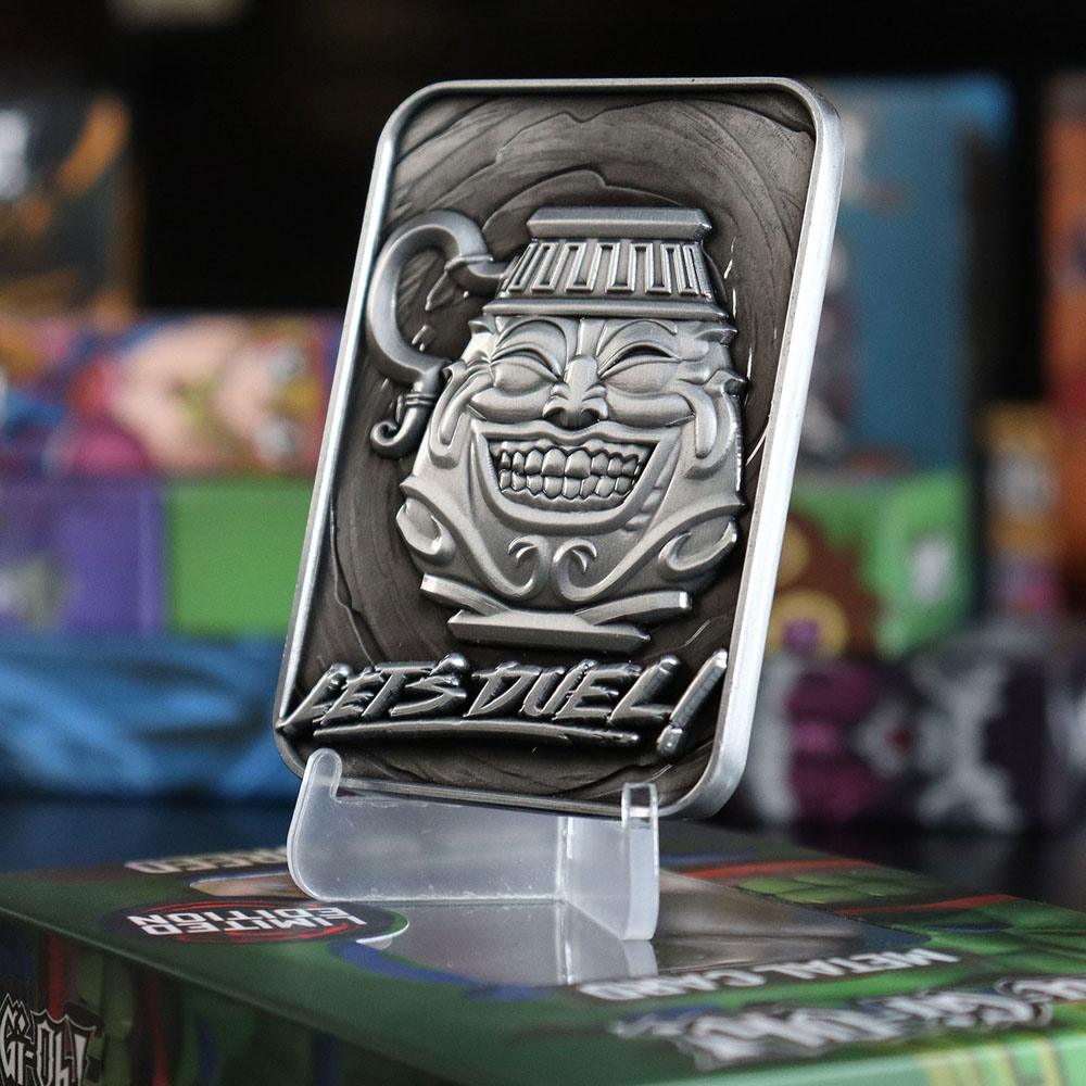 Yu-Gi-Oh!: Replik – Pot of Greed – Limited Edition – Metallkarte – 7,5 × 5 cm